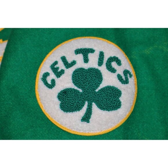 Mitchell & Ness BOSTON CELTICS Hardwood Classics Varsity Wool Size L Jacket NWT - Picture 6 of 14